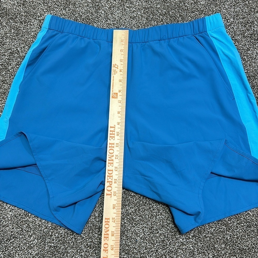 NWT Outdoor Voices high stride 7” short with Pockets river/azure women’s XL - Picture 5 of 14